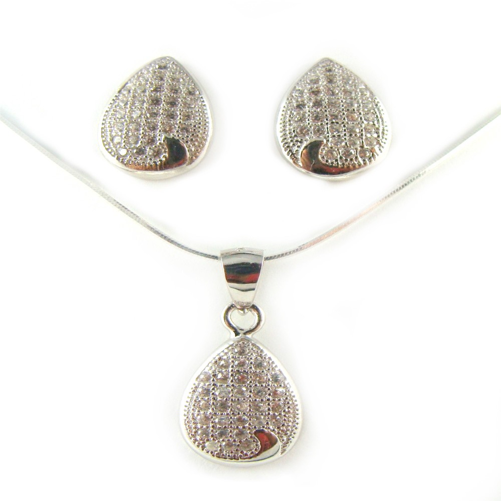 SÚBOR SILVER, biely mikrocircon SILVER 925