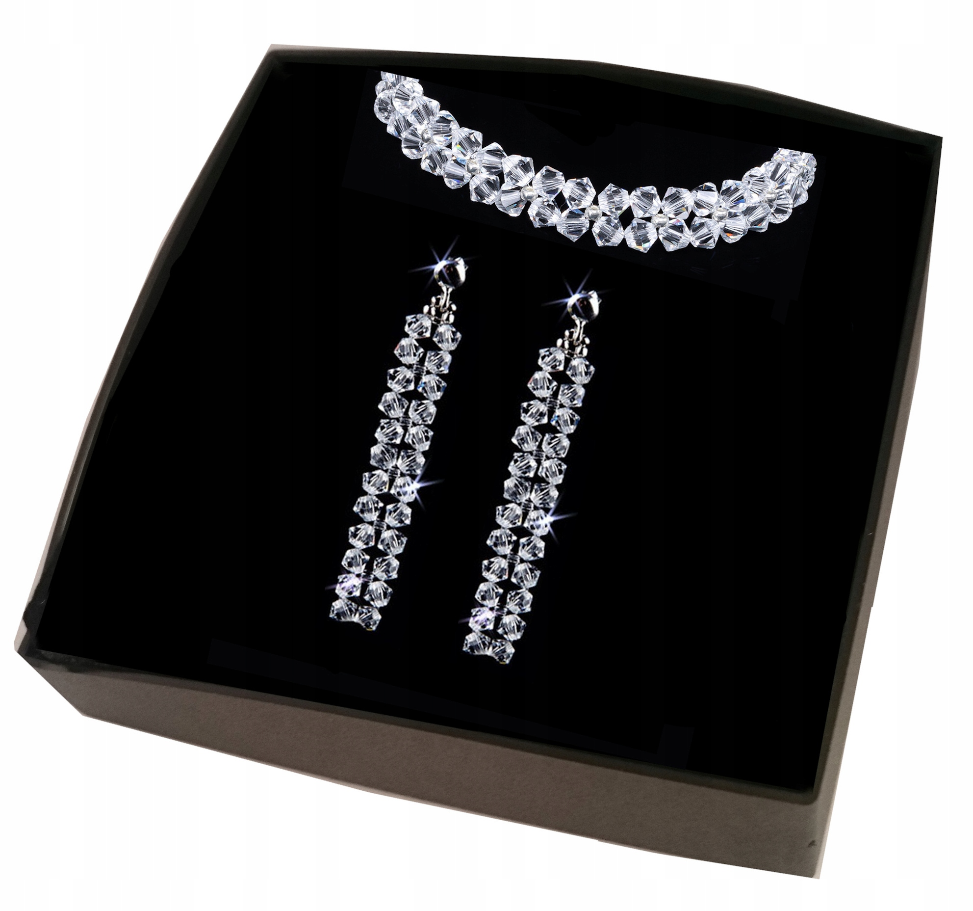SADA svadobných šperkov 925 kryštálov SWAROVSKI