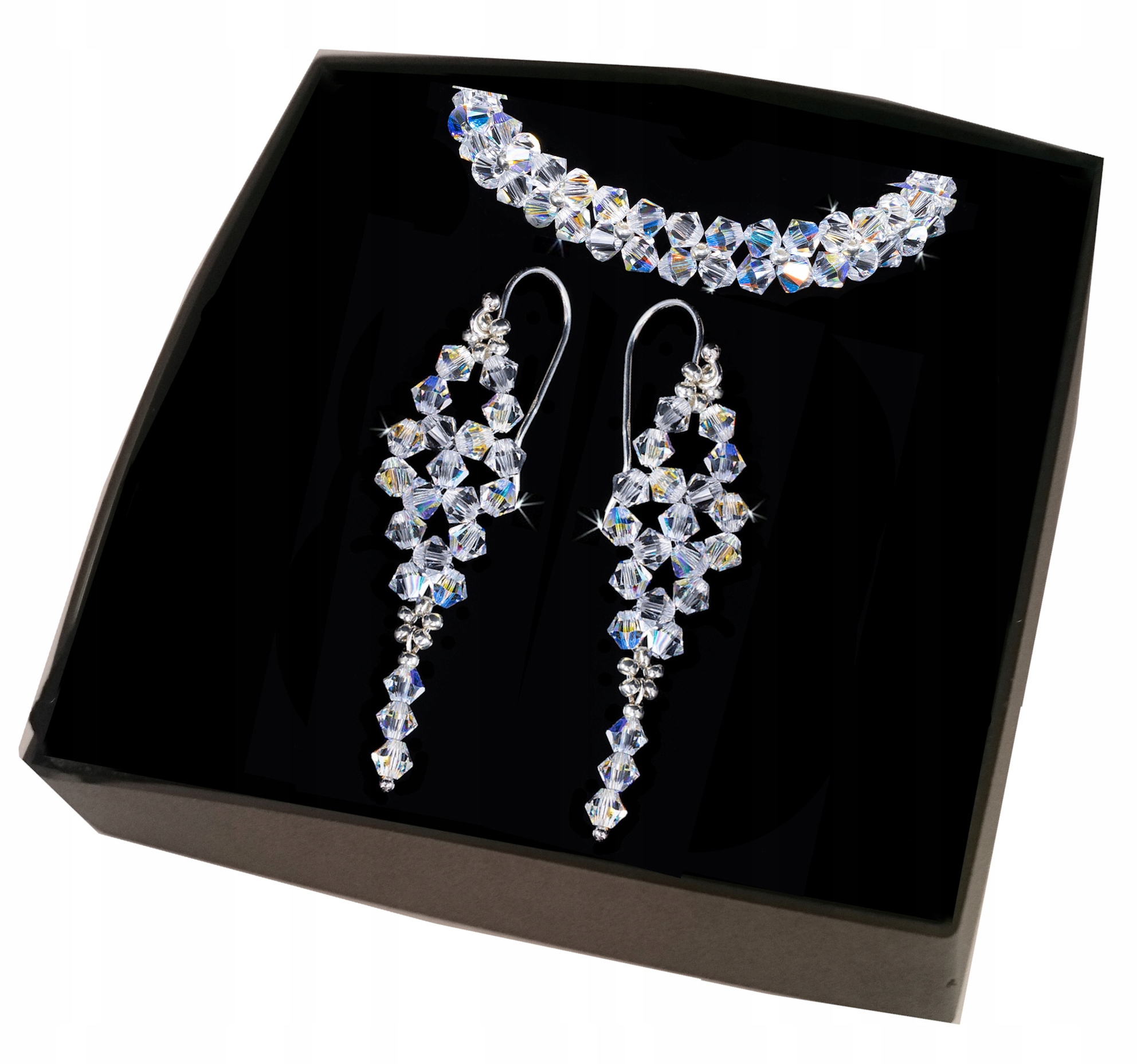 SADA opálových kryštálov SWAROVSKI AB na svadobný obrad