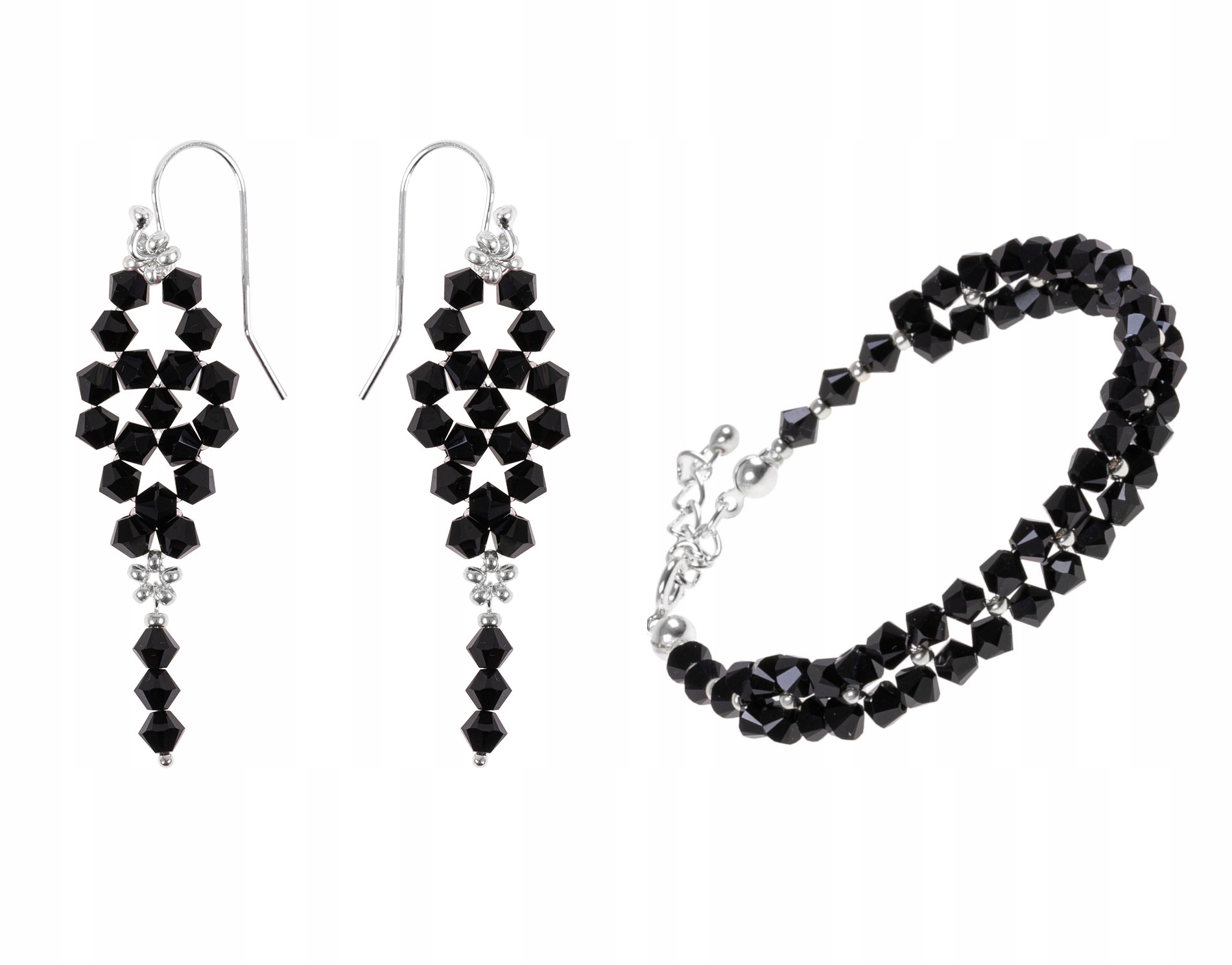 Sada kryštálov SWAROVSKI na svadobnú svadobnú svadbu
