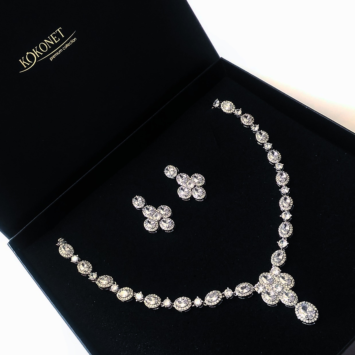 Svadobný SET SILVER elegantná TRIEDA nádherný glam