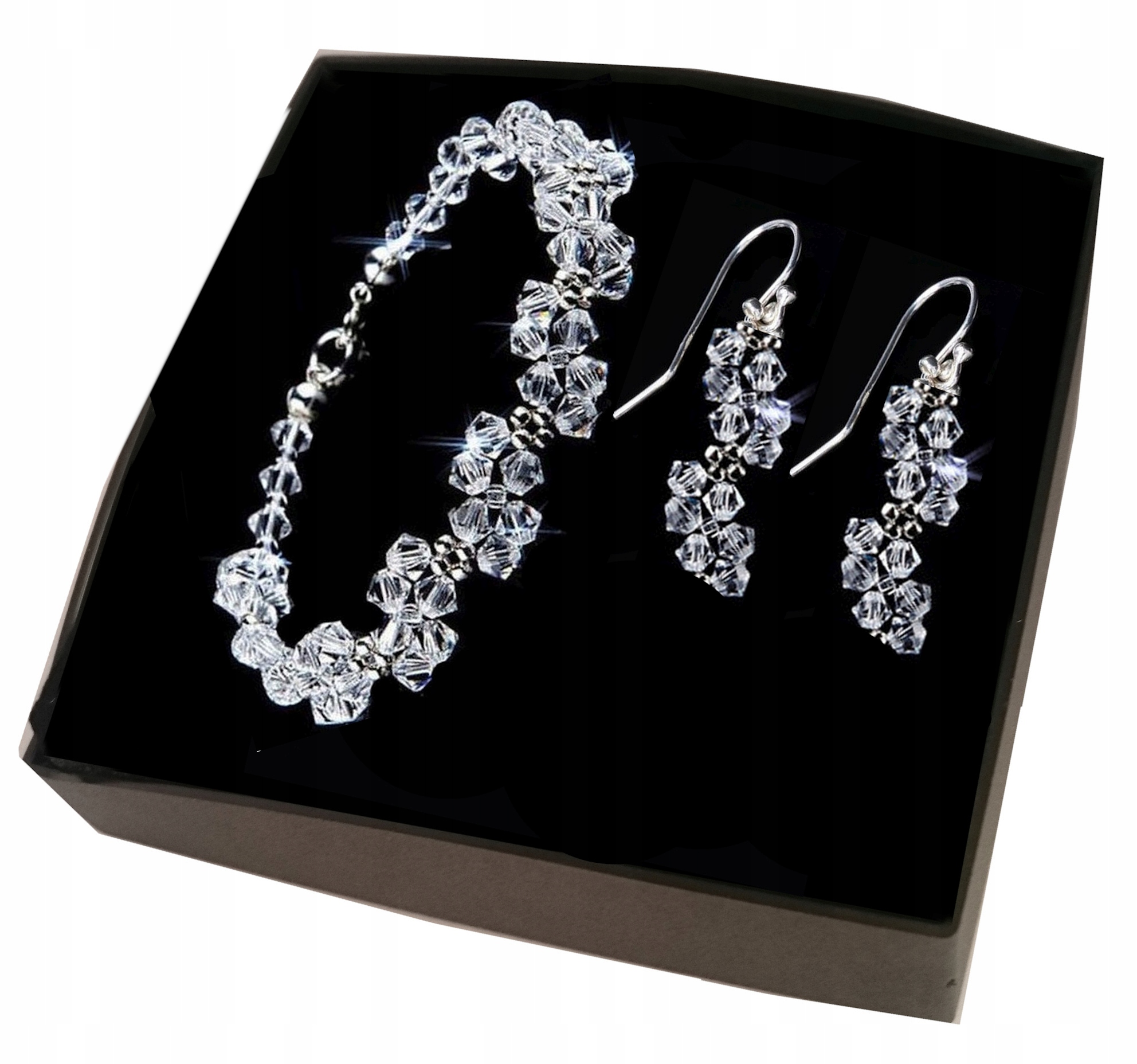 Svadobná sada s kryštálmi SWAROVSKI na svadbu