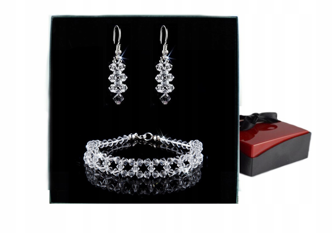 Svadobná sada so svadobnými kryštálmi SWAROVSKI
