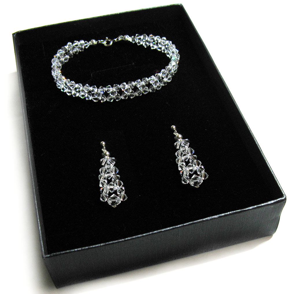 Svadobná sada kryštálov Swarovski CRYSTAL 097