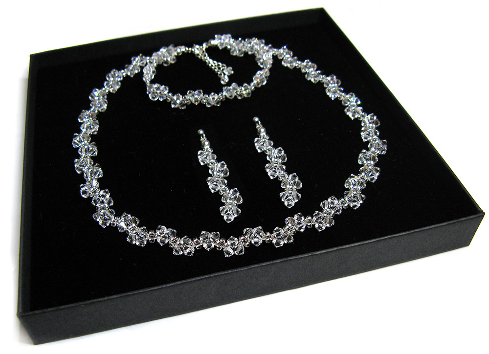 Svadobná sada so Swarovski krištáľom