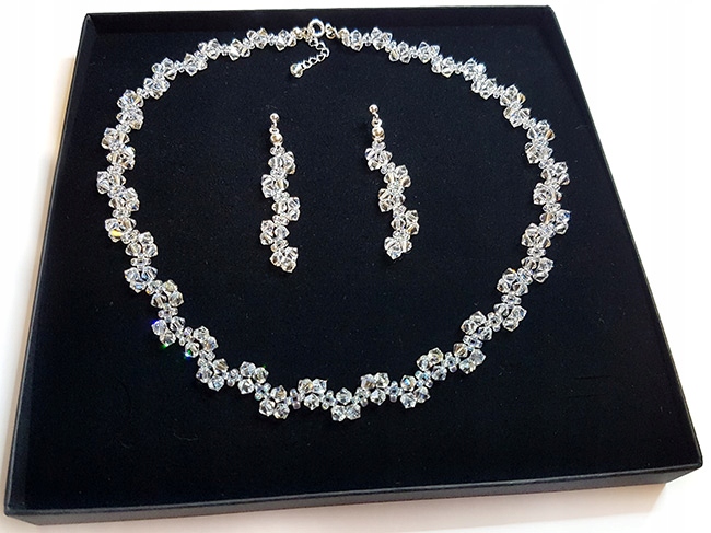 Svadobná sada MOONLIGHT vyrobená z kryštálov Swarovski