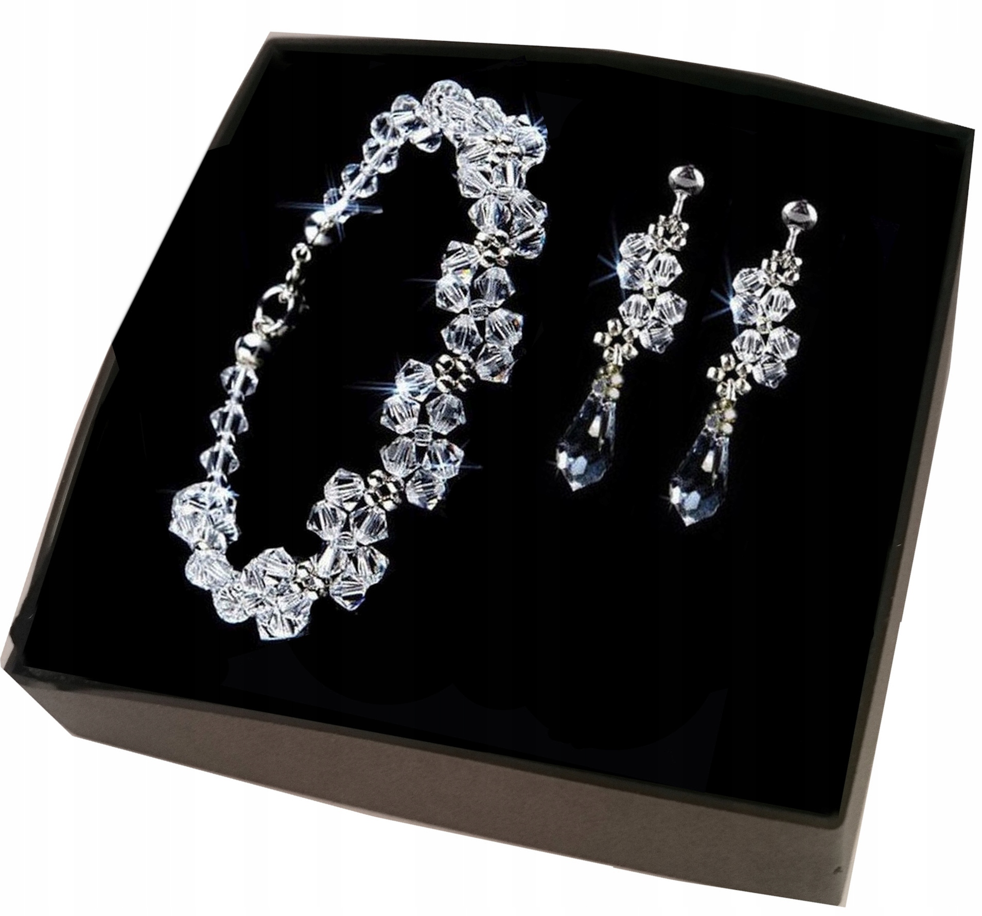 SVADOBNÁ SADA s kryštálmi SWAROVSKI na svadbu