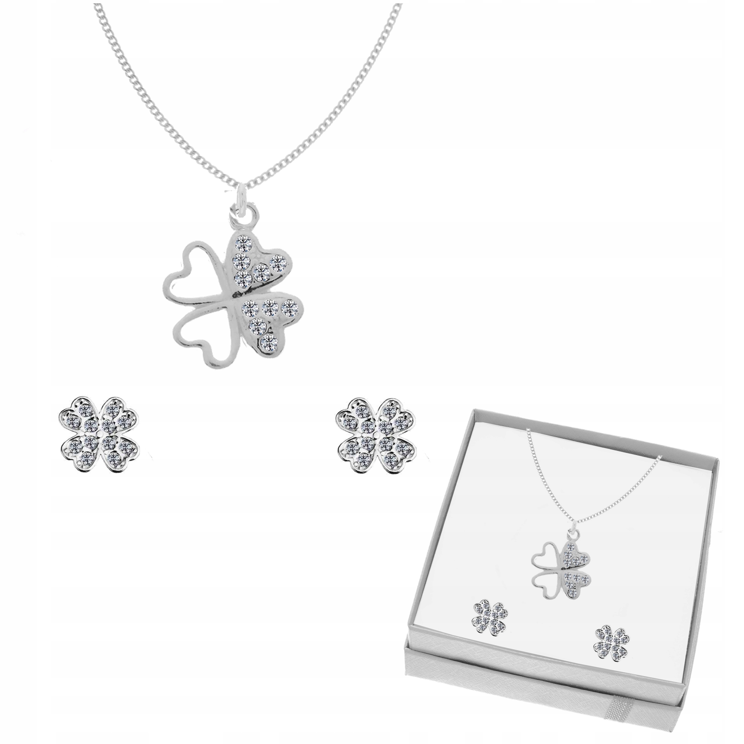 SADA CLOVERS SWAROVSKI KR SILVER 925