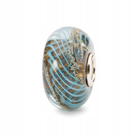 Trollbeads, korálky s modrým drážkami