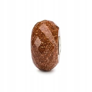 Trollbeads Body, fazed Goldstone