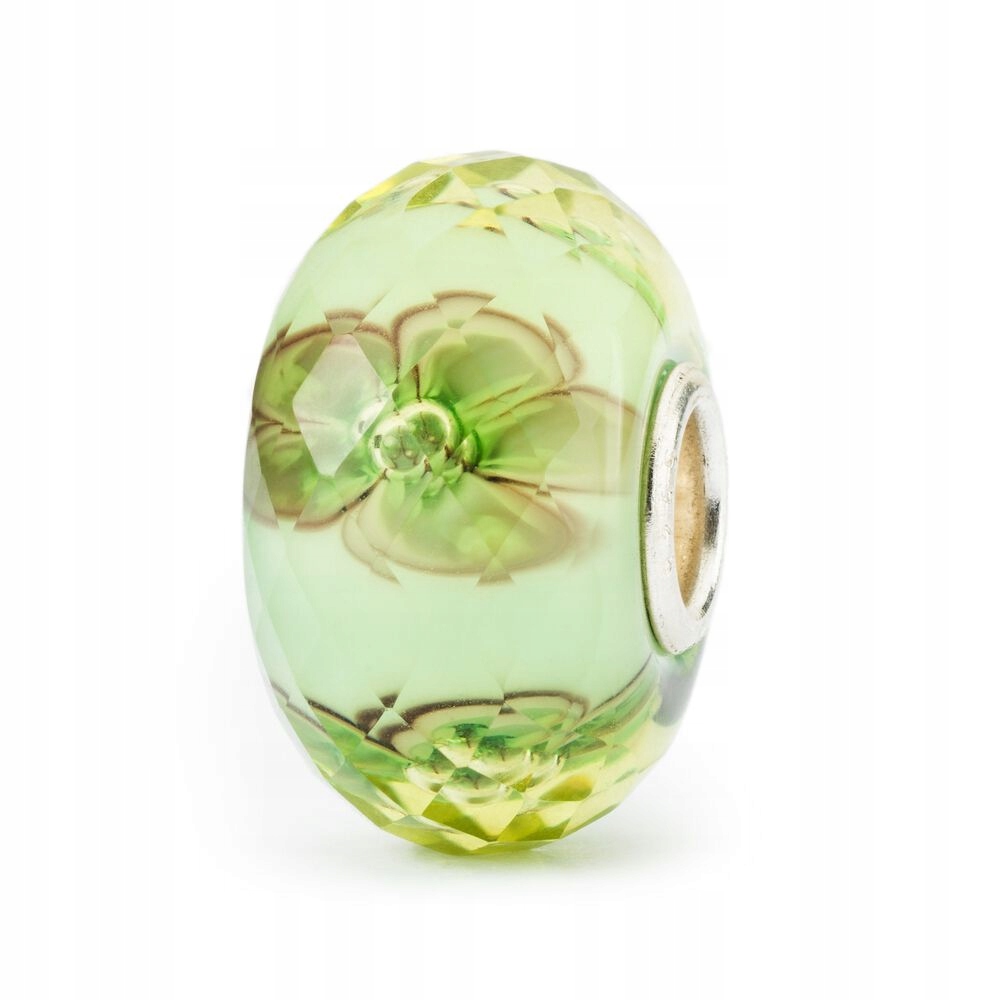 Trollbeads Bead, zelený v kvitnutí