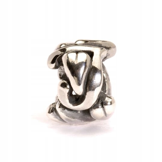 Trollbeads Bead, Letter Bead, J