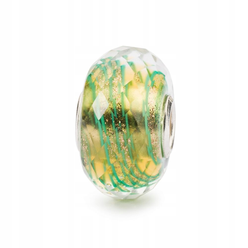 Trollbeads Bead, ozdobený zelenými korálkami