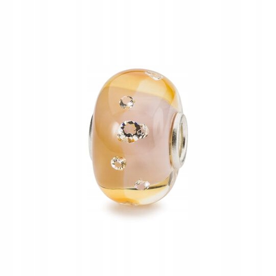 Trollbeads Bead, odtiene Sparkle Peach