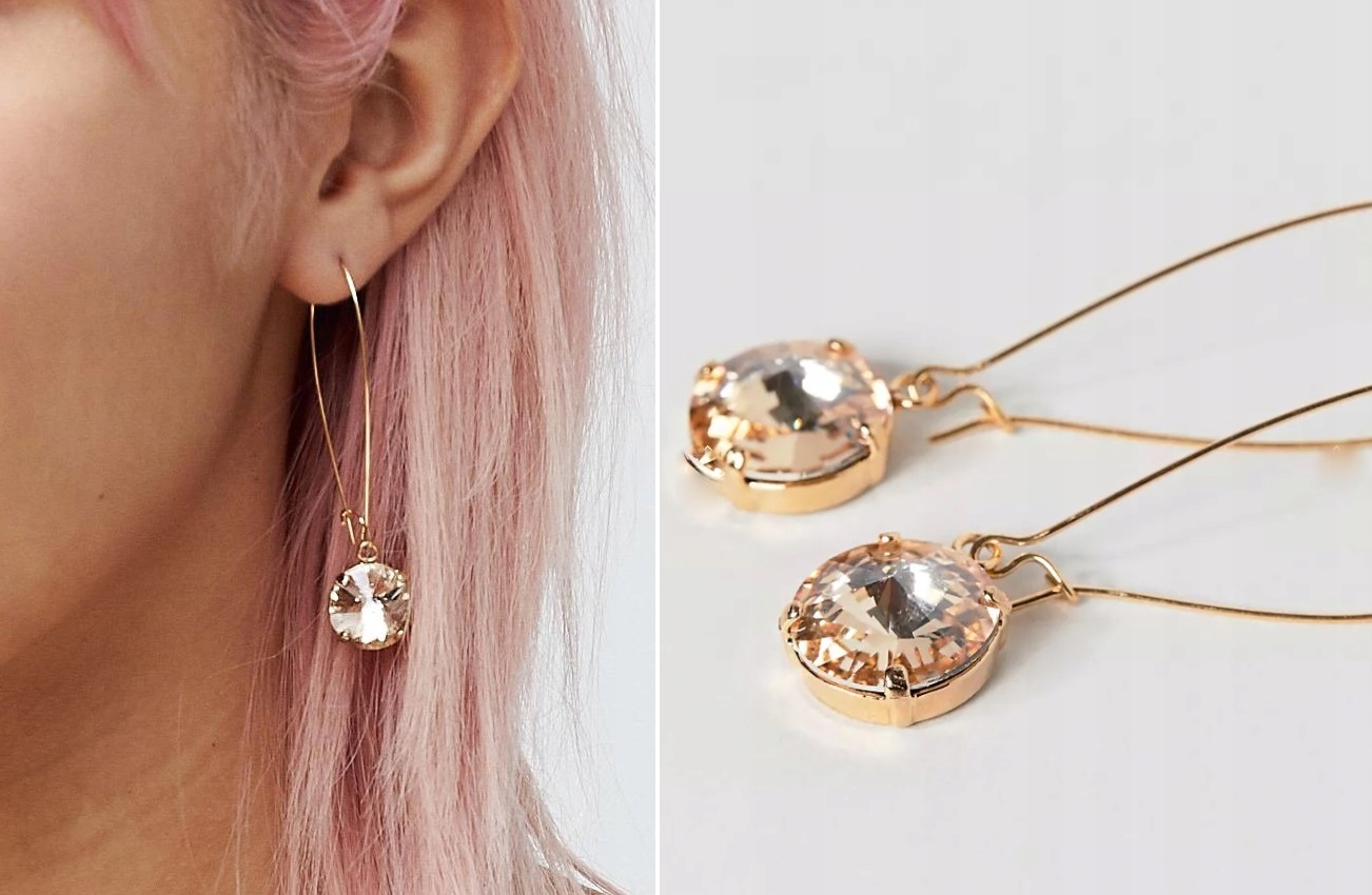 Krystal London Stones Swarovski Náušnice Predaj