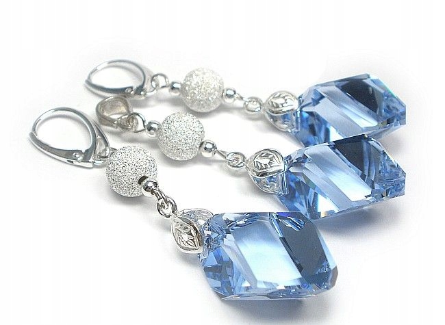 Kryštály nastavené zafír Diamond Silver Arande