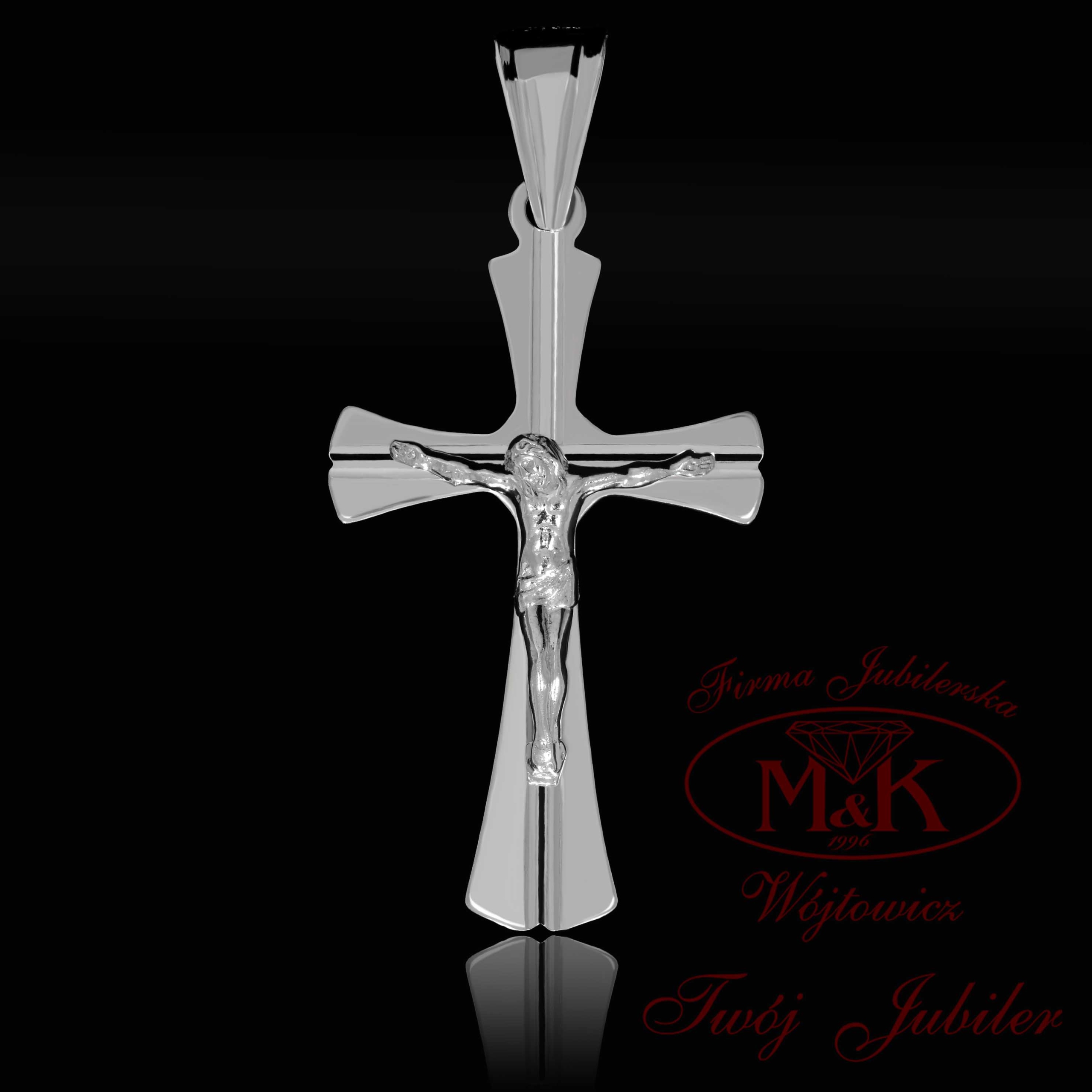 Kríž, Strieborný kríž 925 s Ježišovou dĺžkou 4,39 cm
