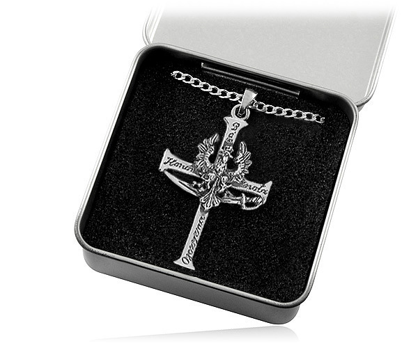 Silver Cross God cti cnosť vlasti reťazec