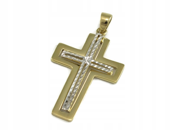 ZLATÝ KRÍŽ RHODIUM PR.333 (L3)