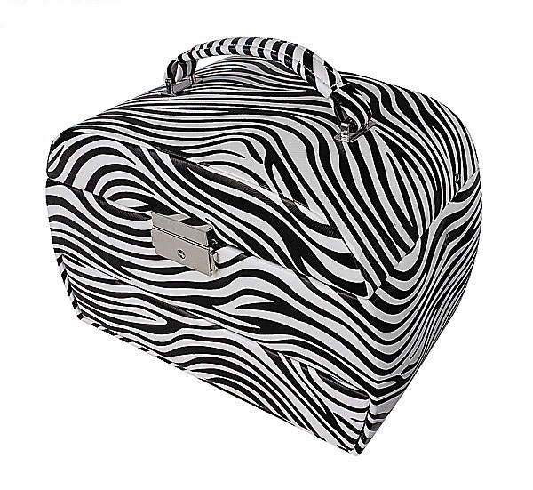 ZEBRA BIELY / ČIERNY ŠPERKOVÝ PRÍPAD