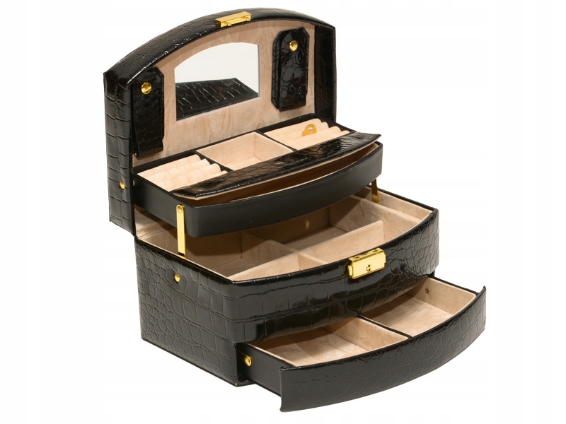 Organizér na rakvy JEWELRY CASE BLACK