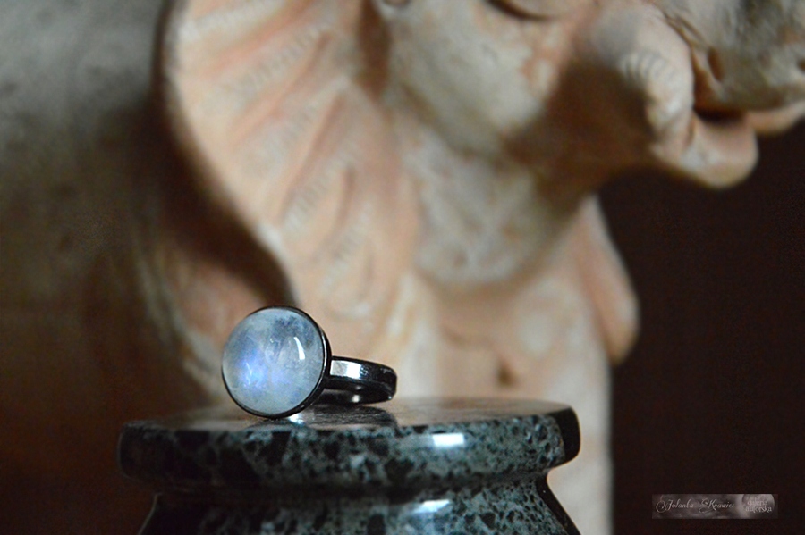 Prsteň Moonstone Silver 925 leštený