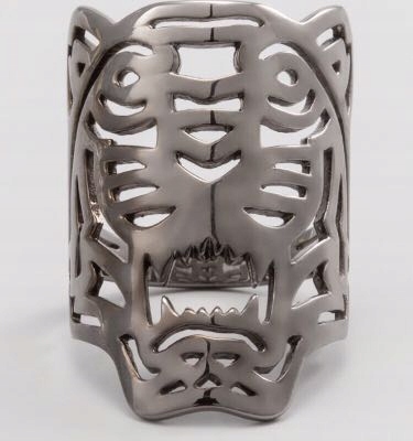Prsteň Kenzo s originálnym logom strieborného tigra