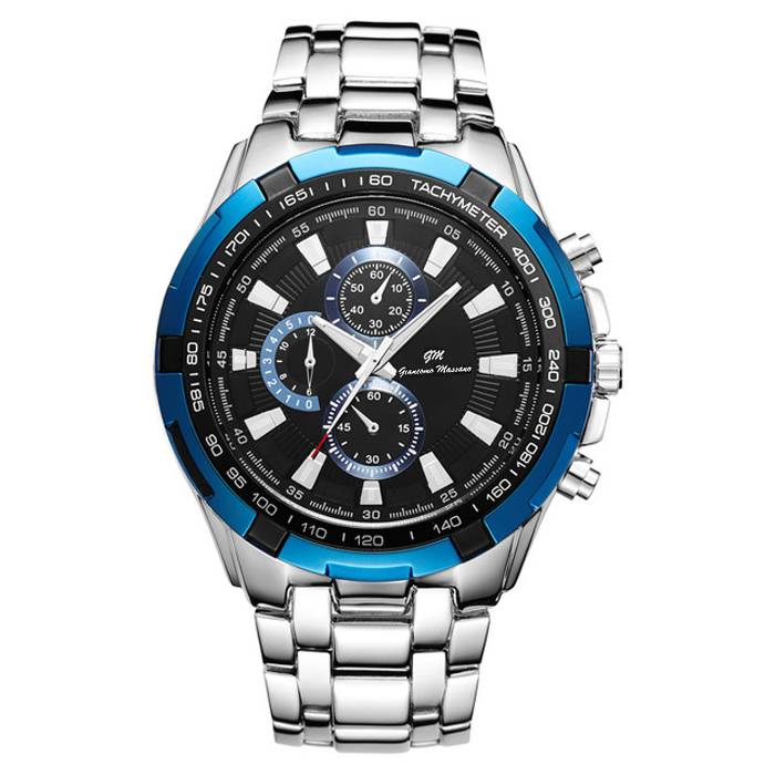Pánské hodinky - Klasické originálne hodinky Blue Men's Watch