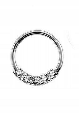 KLIKNICA na náušnice Septum Daith - ZIRKÓNY - SEP-006