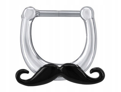 NÁušnica KLIKNUTIE Septum - fúzy - SEPTUM - 1,2 / 8