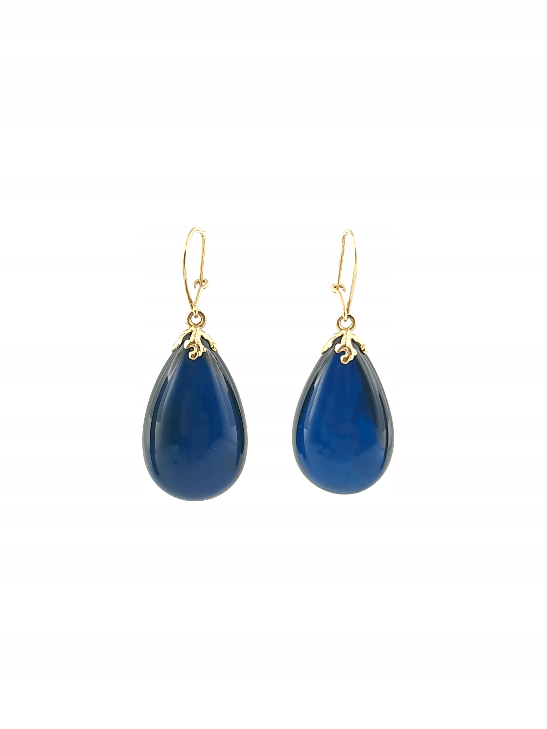 Náušnice 100% Amber Drop Gold 585 Darček