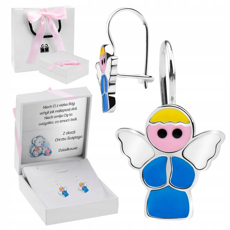 Náušnice Angels Silver pr. Darček s venovaním 925