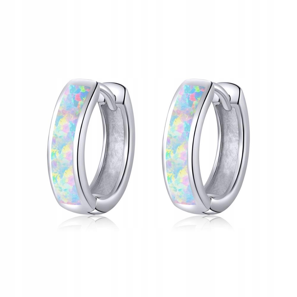 Náušnice pre dievčatá striebro 925 Iridescent
