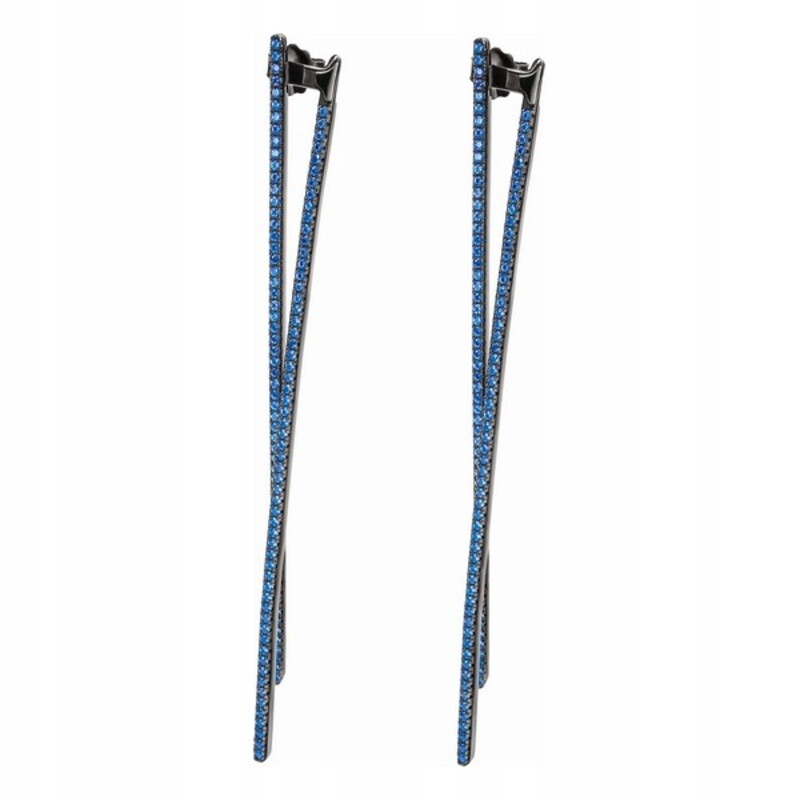 Ženské náušnice Folli Follie 3E16S054ko 7 cm