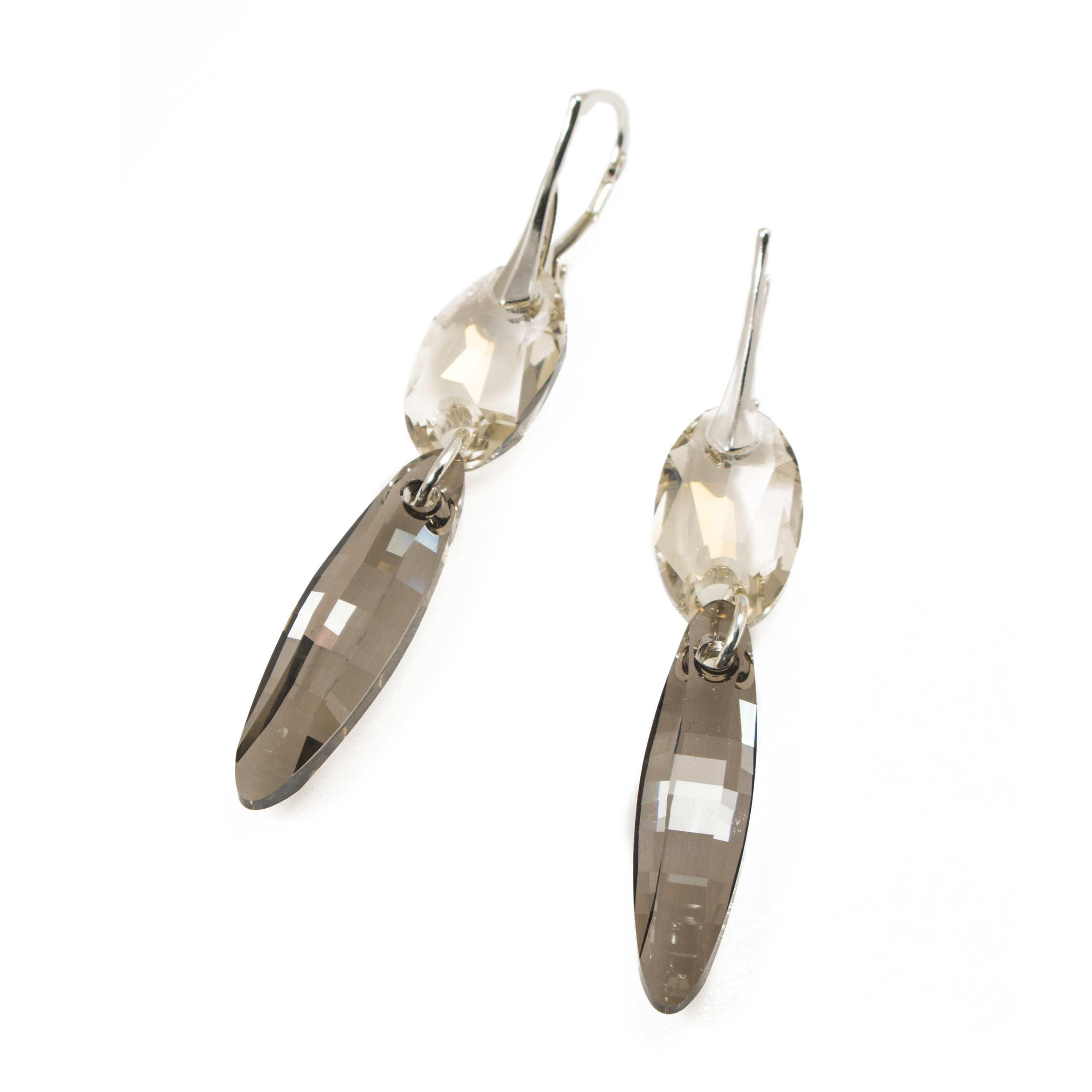 Dlhé elegantné náušnice ENGELKE SWAROVSKI Ag