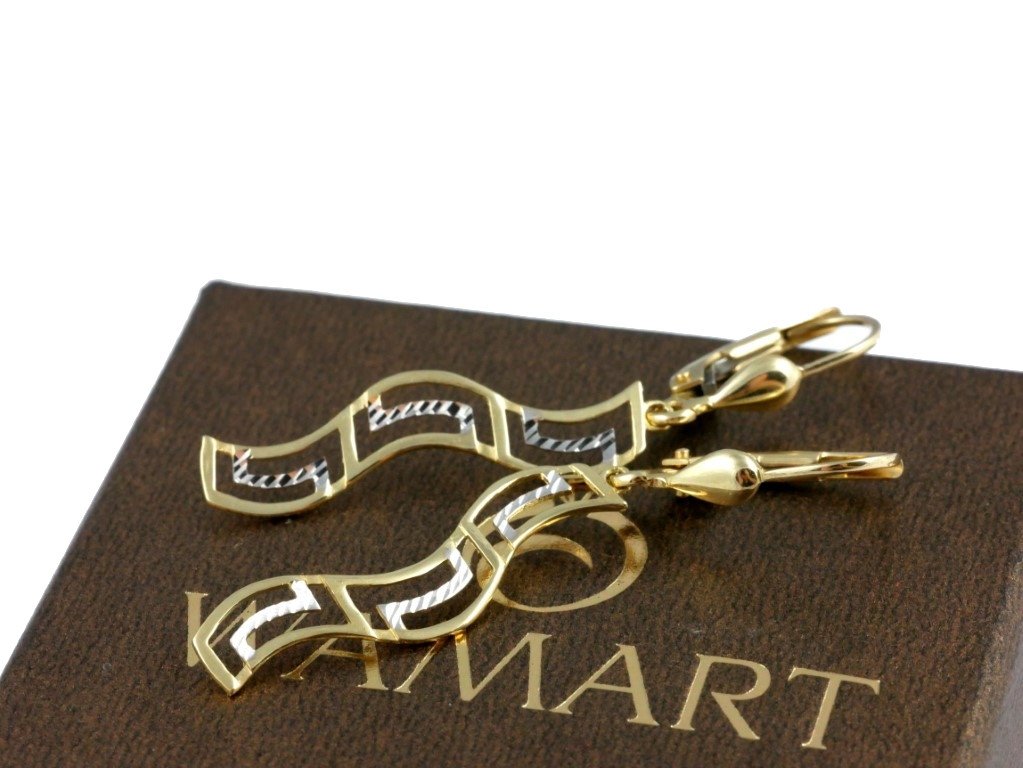 Grécke náušnice Openwork Gold585 14CT