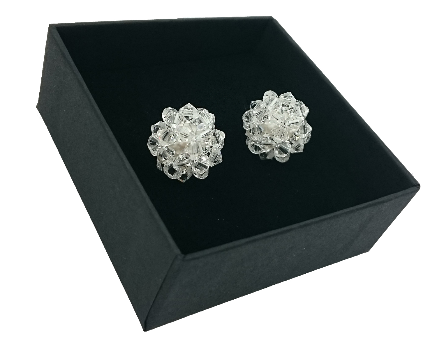 Svadobné náušnice Swarovski Kules skrutky 1325
