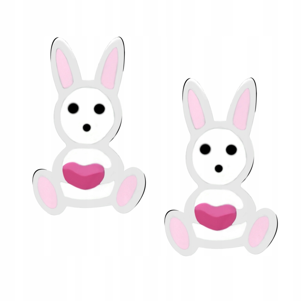 Náušnice Silver925BERYL Baby Bunnies Rabbit