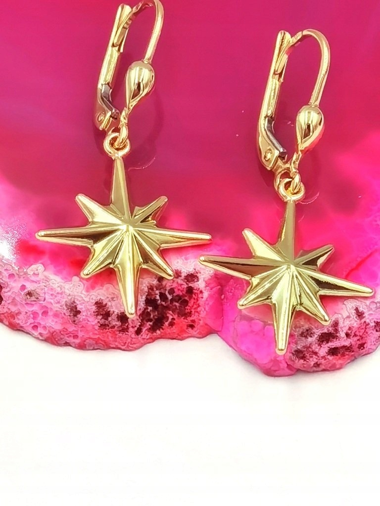 Náušnice s dlhým vetrom Rose Gold 585