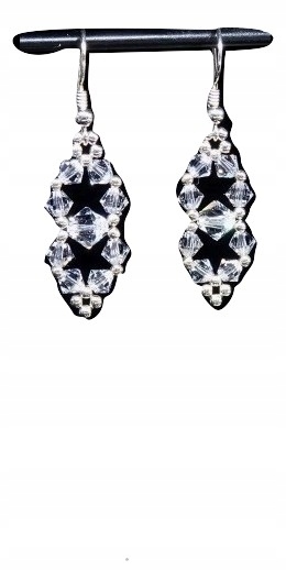 Večerné svadobné náušnice Swarovski I034