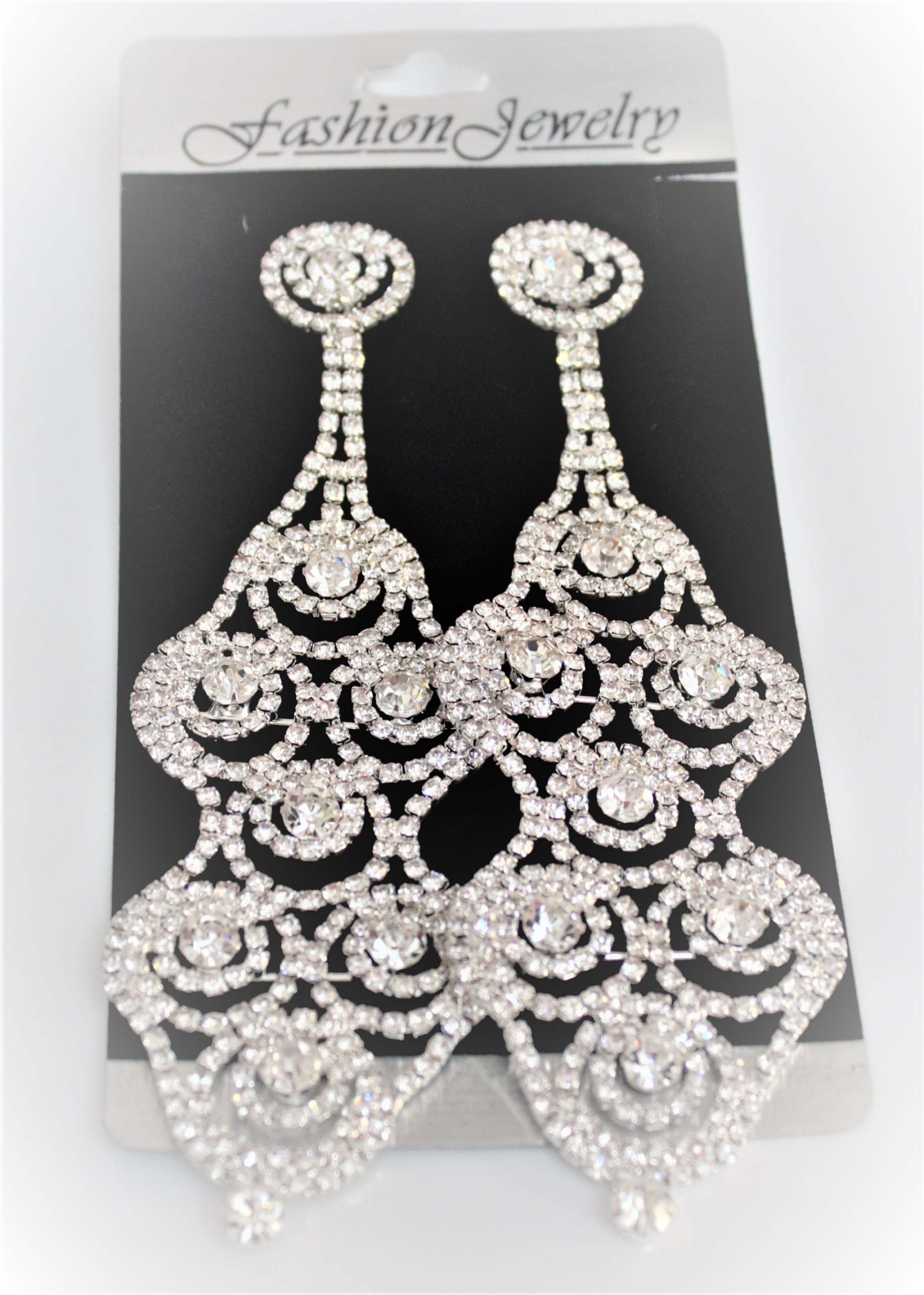 Strieborné náušnice France2020 Swarovski zirkóny k1
