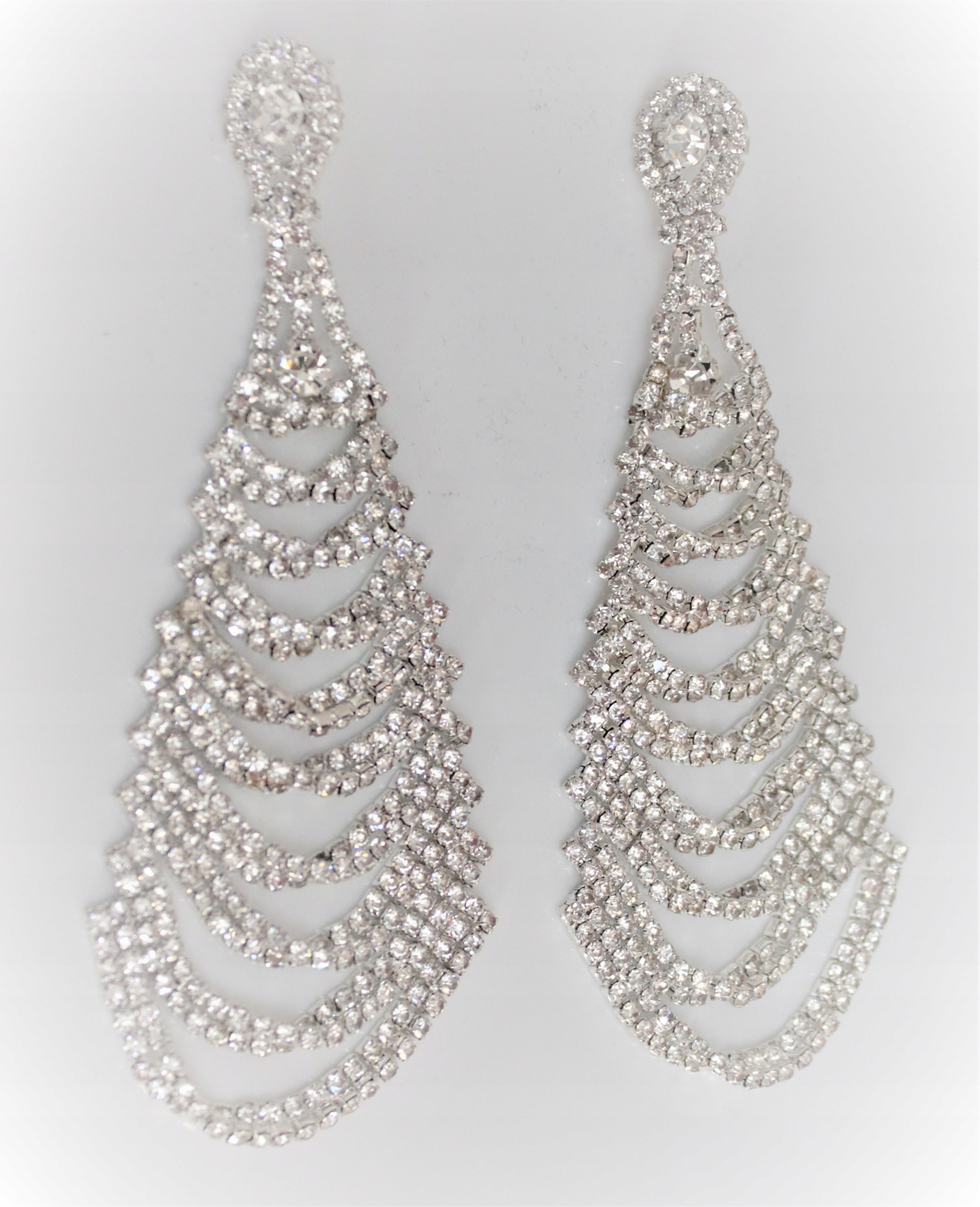 Strieborné náušnice France2020 Swarovski zirkóny k2