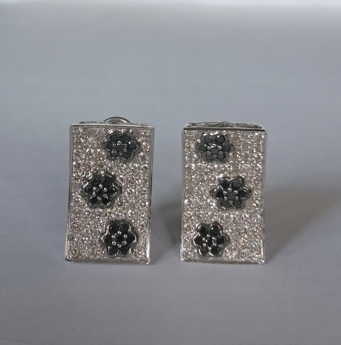 Náušnice s diamantmi približne 1,00 ct zo zlata 585