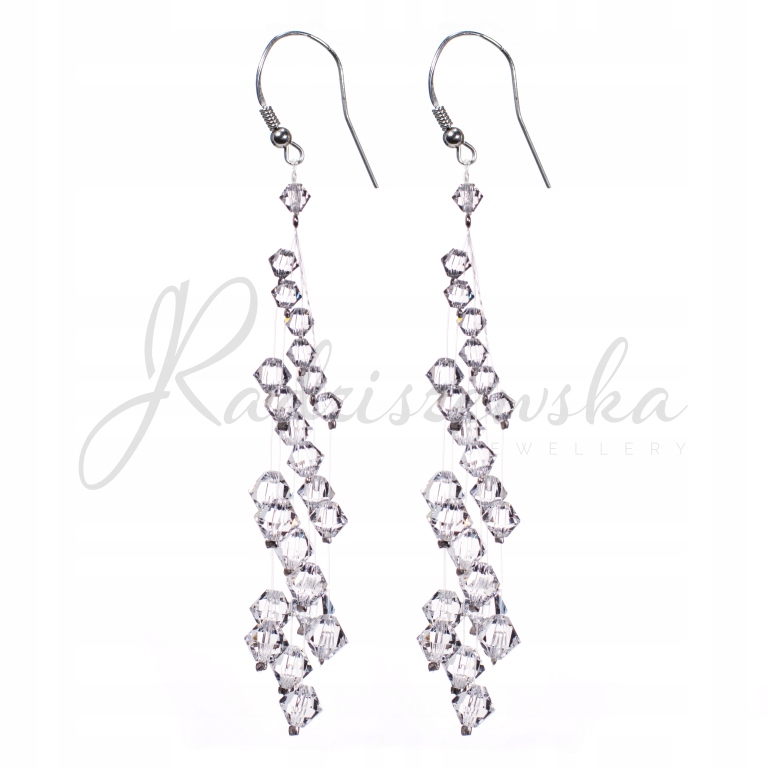 Náušnice s kryštálmi SWAROVSKI
