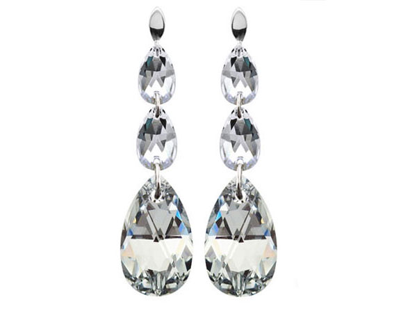 Náušnice so Swarovski krištáľom KR62