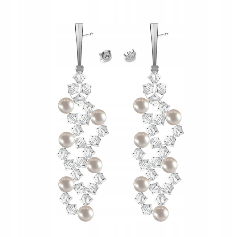 Náušnice s kryštálmi Swarovski, KR 754