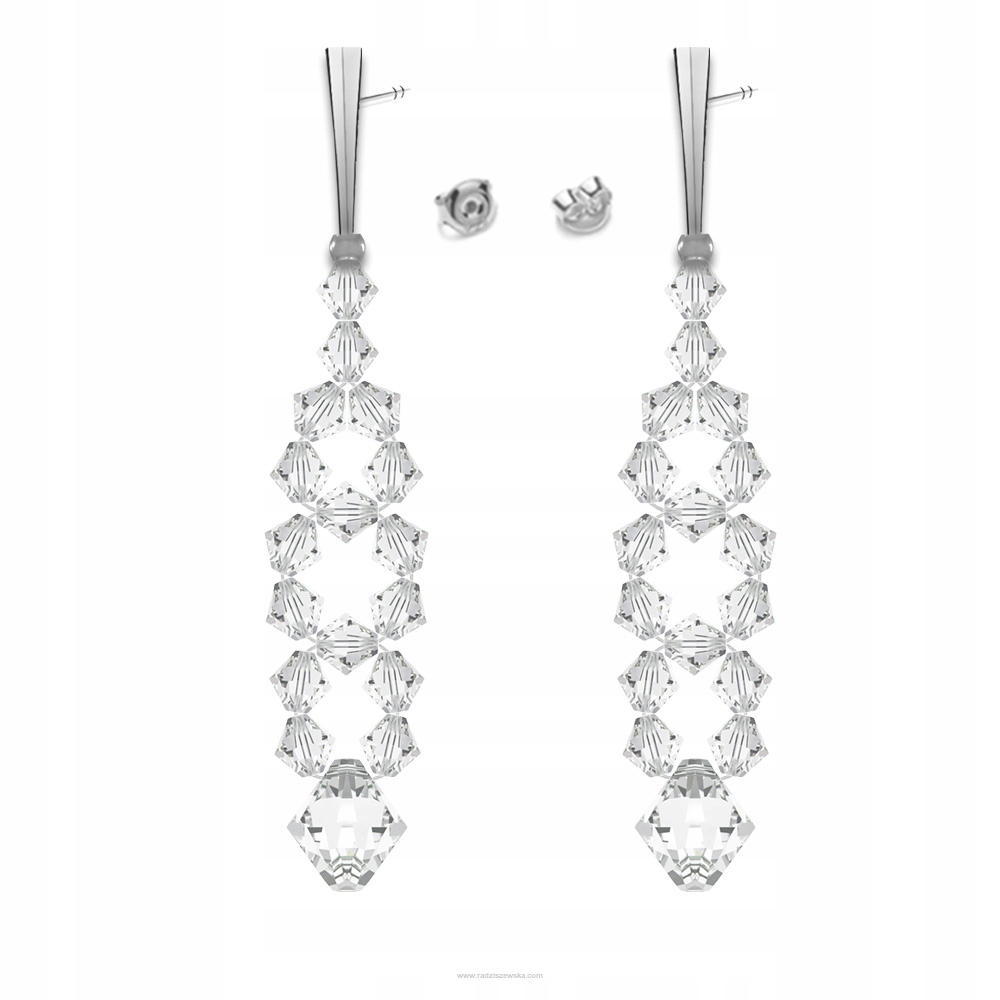 Náušnice s kryštálmi Swarovski