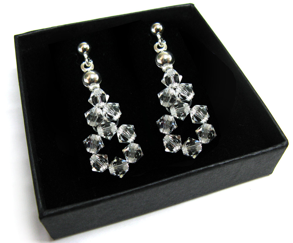 Malé náušnice Swarovski Crystal