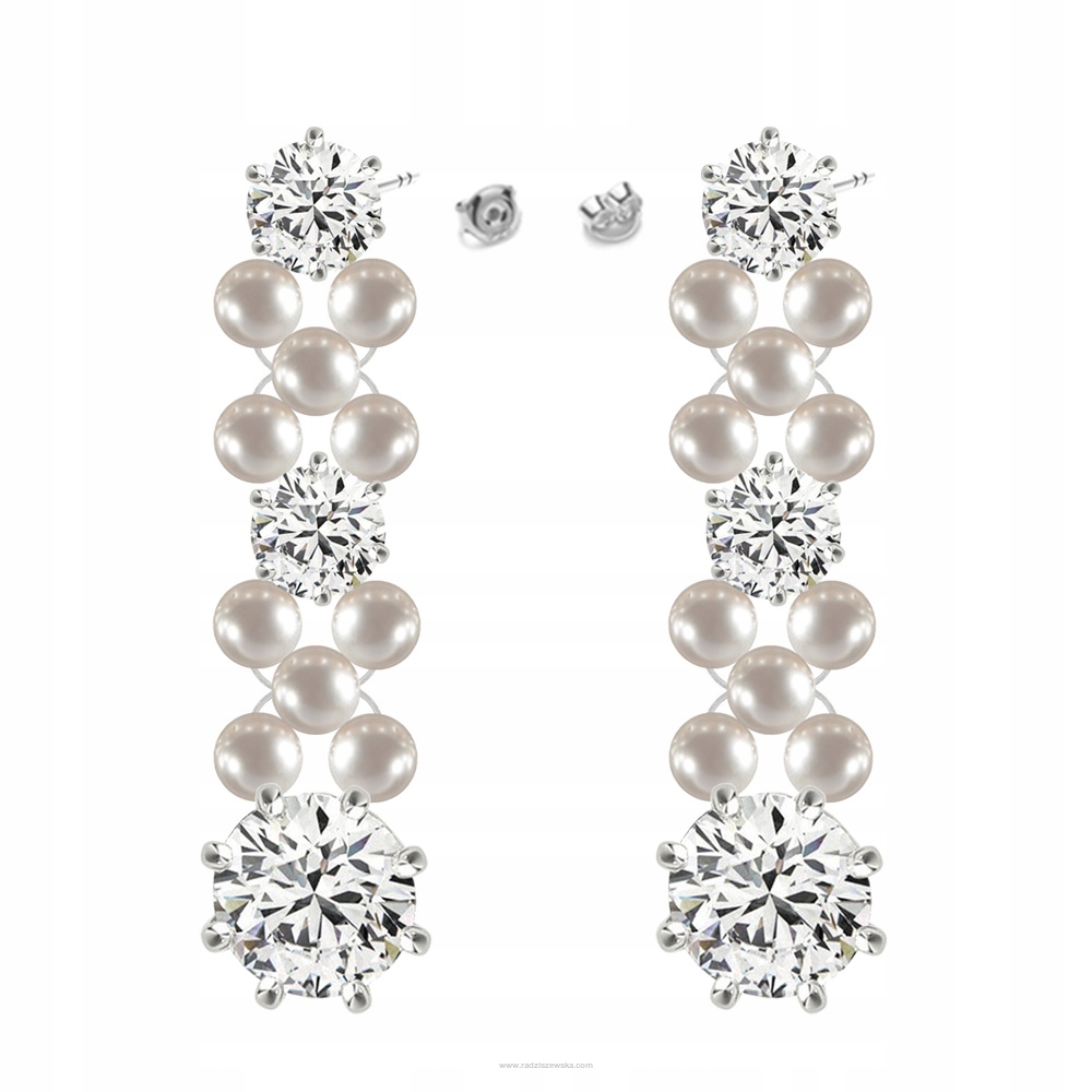 Swarovski perlové náušnice