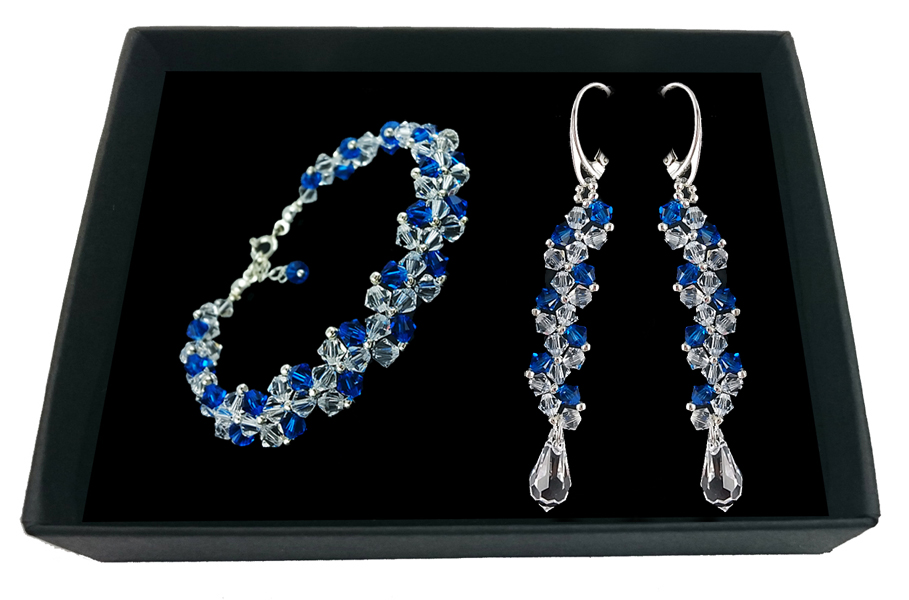 SVADOBNÁ SADA vyrobená z kryštálov SWAROVSKI 2004